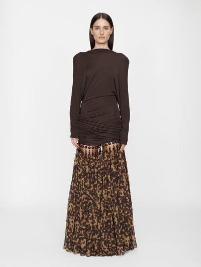 Tortoiseshell Droplet Jersey Gown