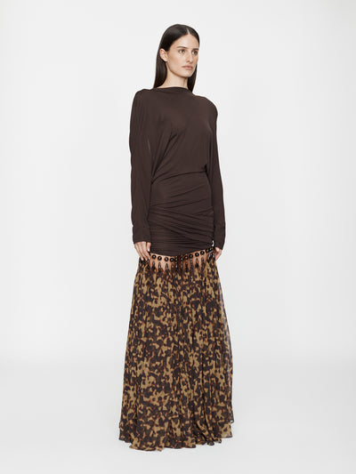 Tortoiseshell Droplet Jersey Gown