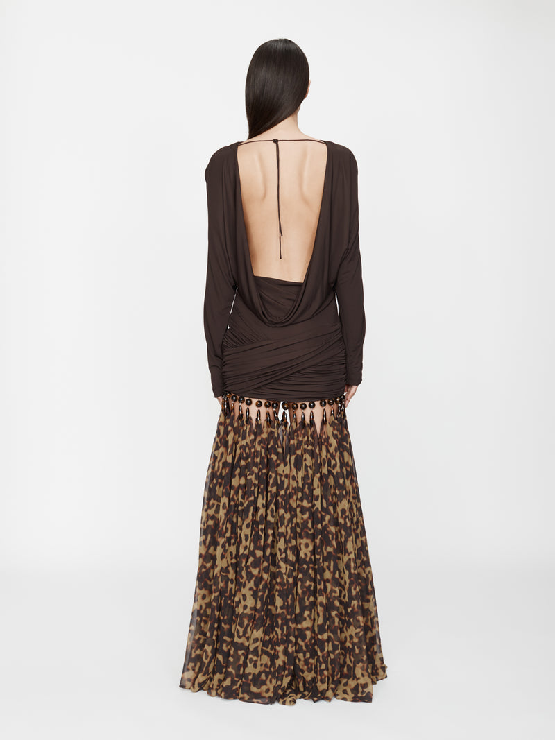 Tortoiseshell Droplet Jersey Gown - Image 5