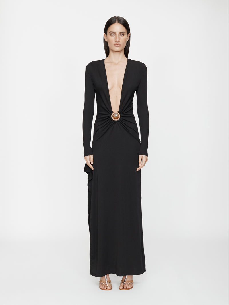 Mineral Stone Cascade Long Sleeve Dress - Image 1