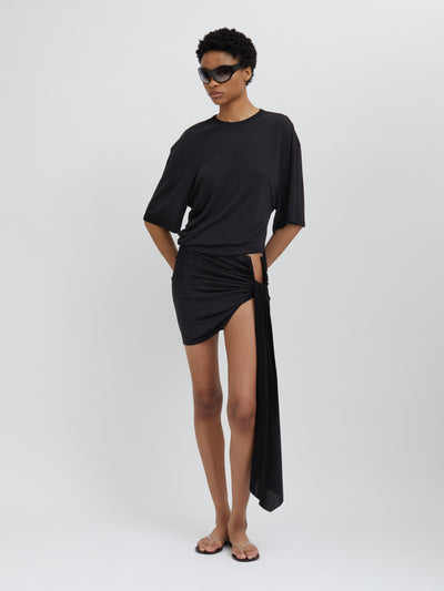 Arced Palm Micro Skirt