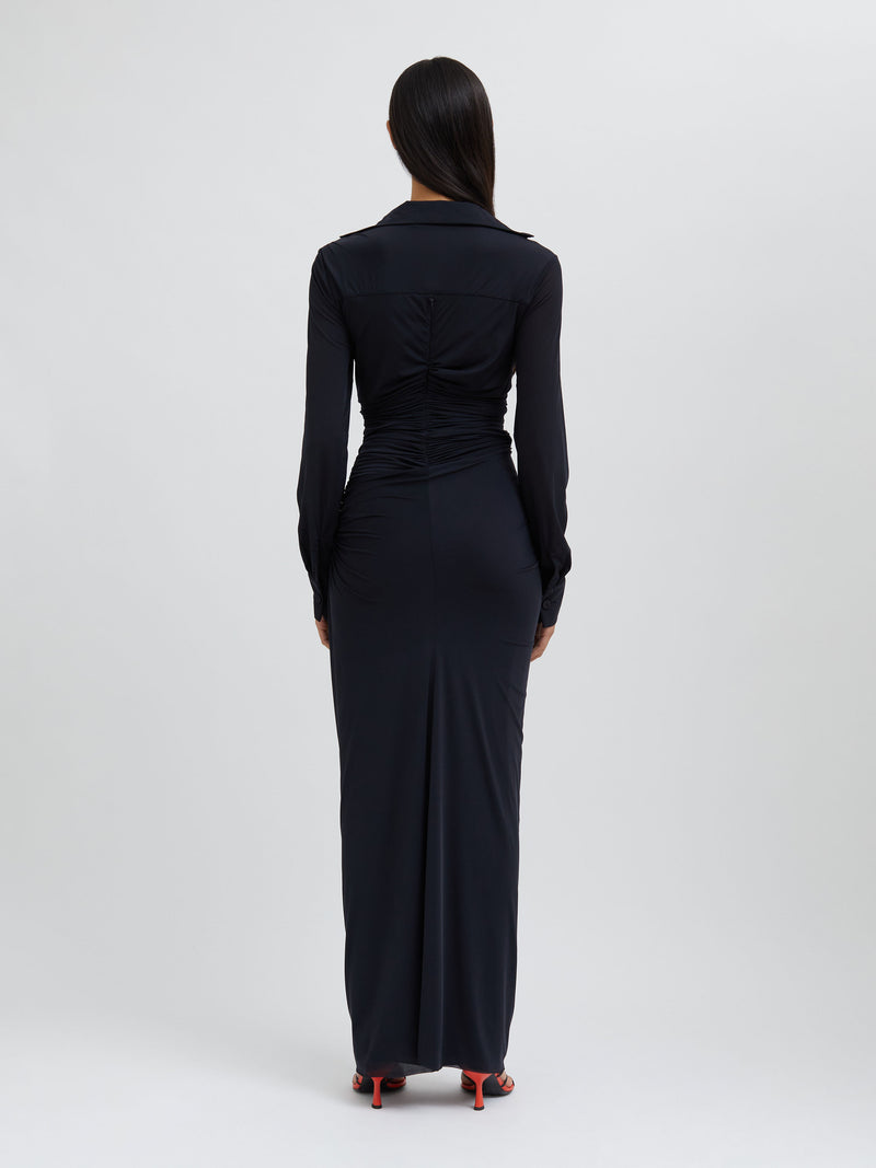 Venus Plunge Shirt Dress - Image 5