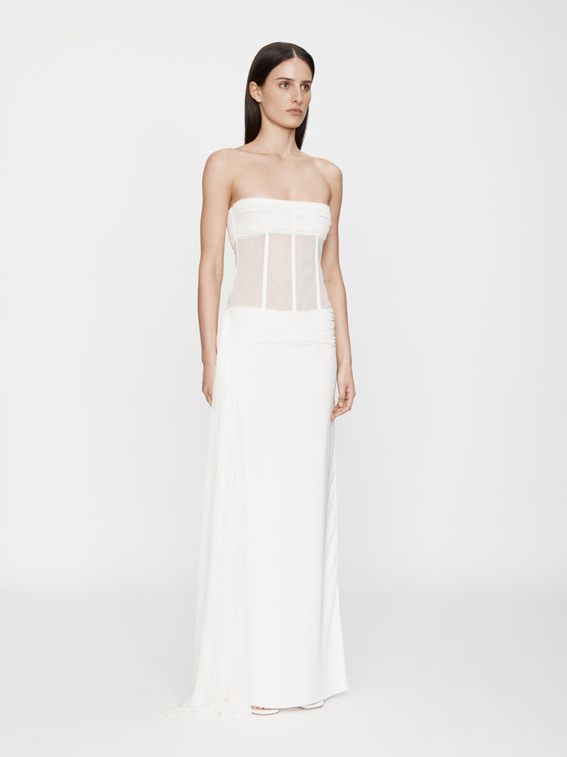 Veiled Corset Dress - Image 4
