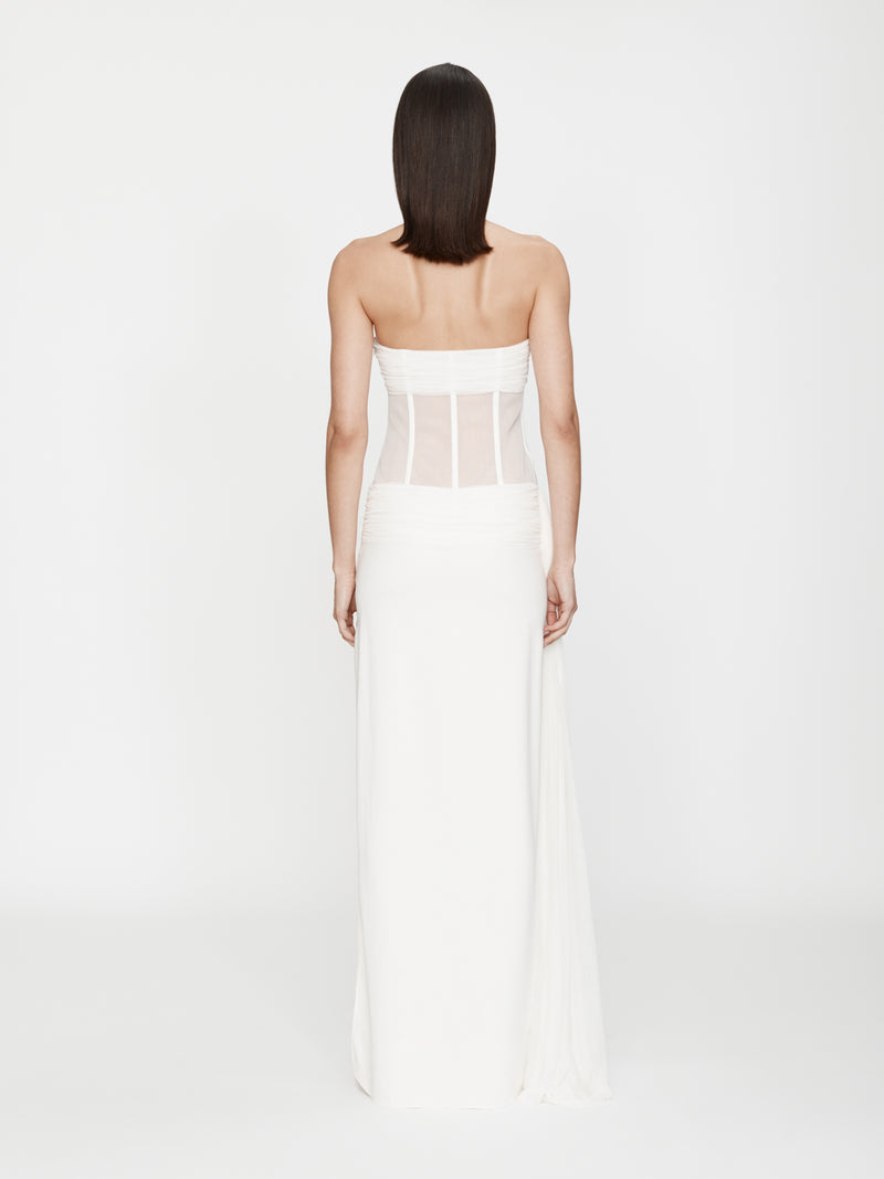 Veiled Corset Dress - Image 5