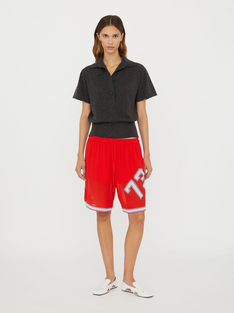 Varsity Silk Short