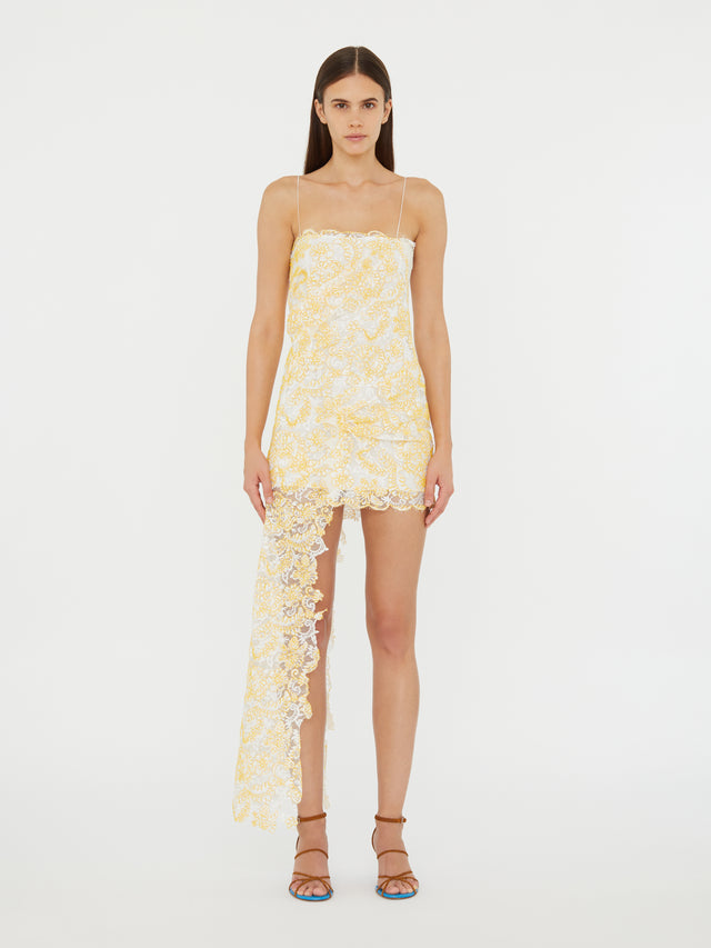 Floating Lace Cami Mini Dress