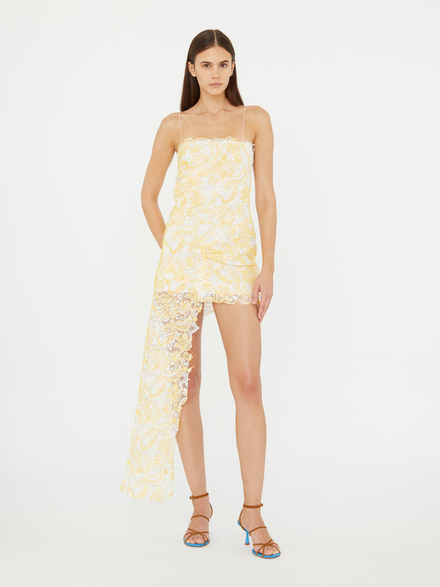 Floating Lace Cami Mini Dress