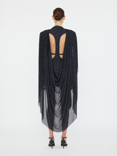 Torrent Draped Mini Dress