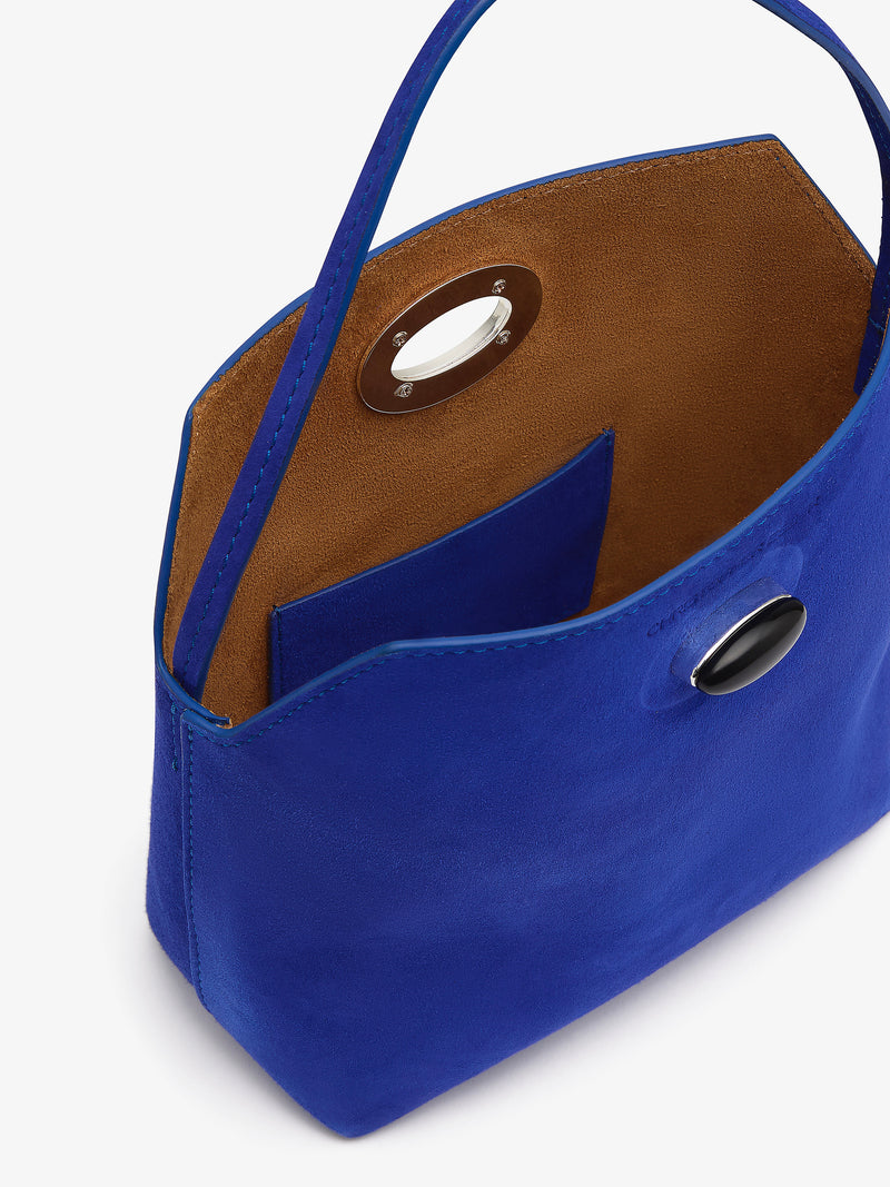 Turnlock Suede Mini Bag - Image 4