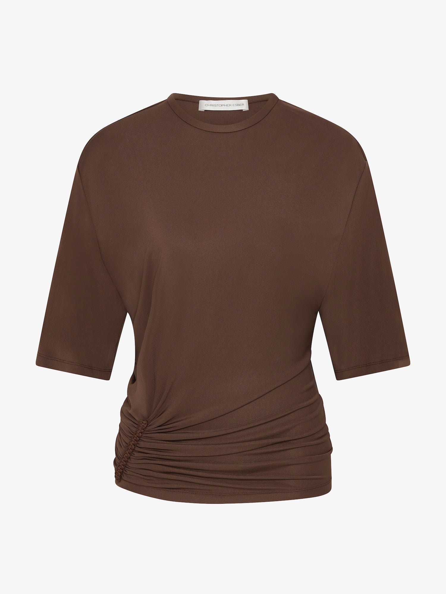 Shibari Jersey Ruche Tee