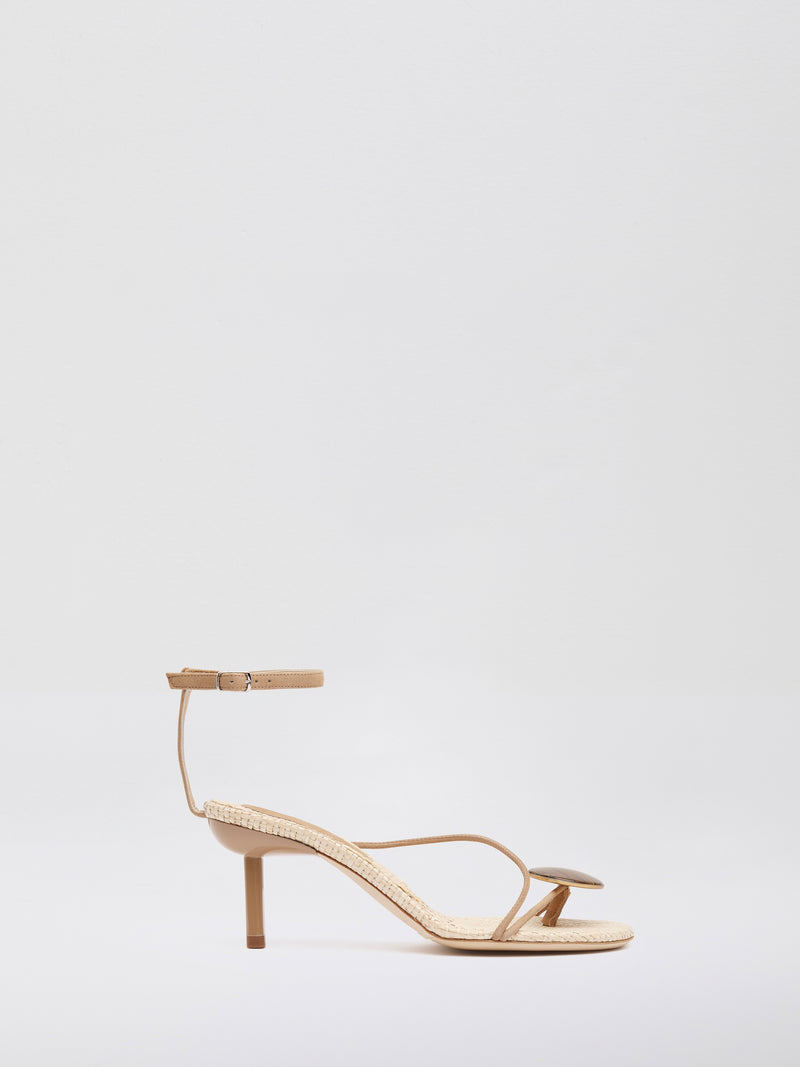 Doma Stoned Raffia Heel
