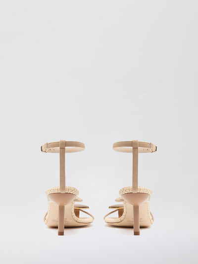 Doma Stoned Raffia Heel