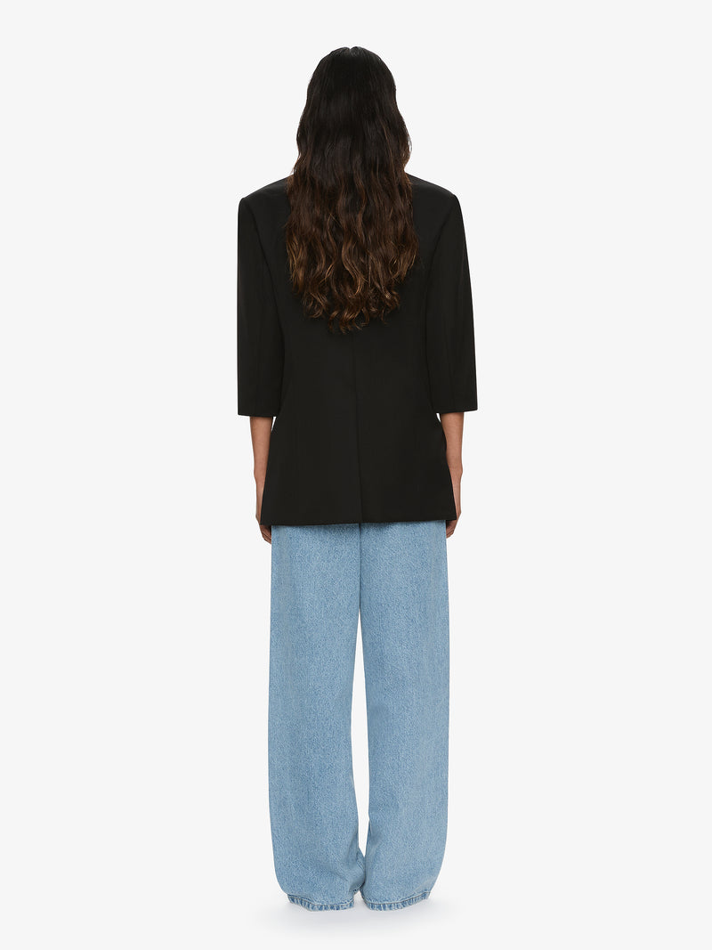 Didion Tailored Crop Sleeve Blazer - Image 5