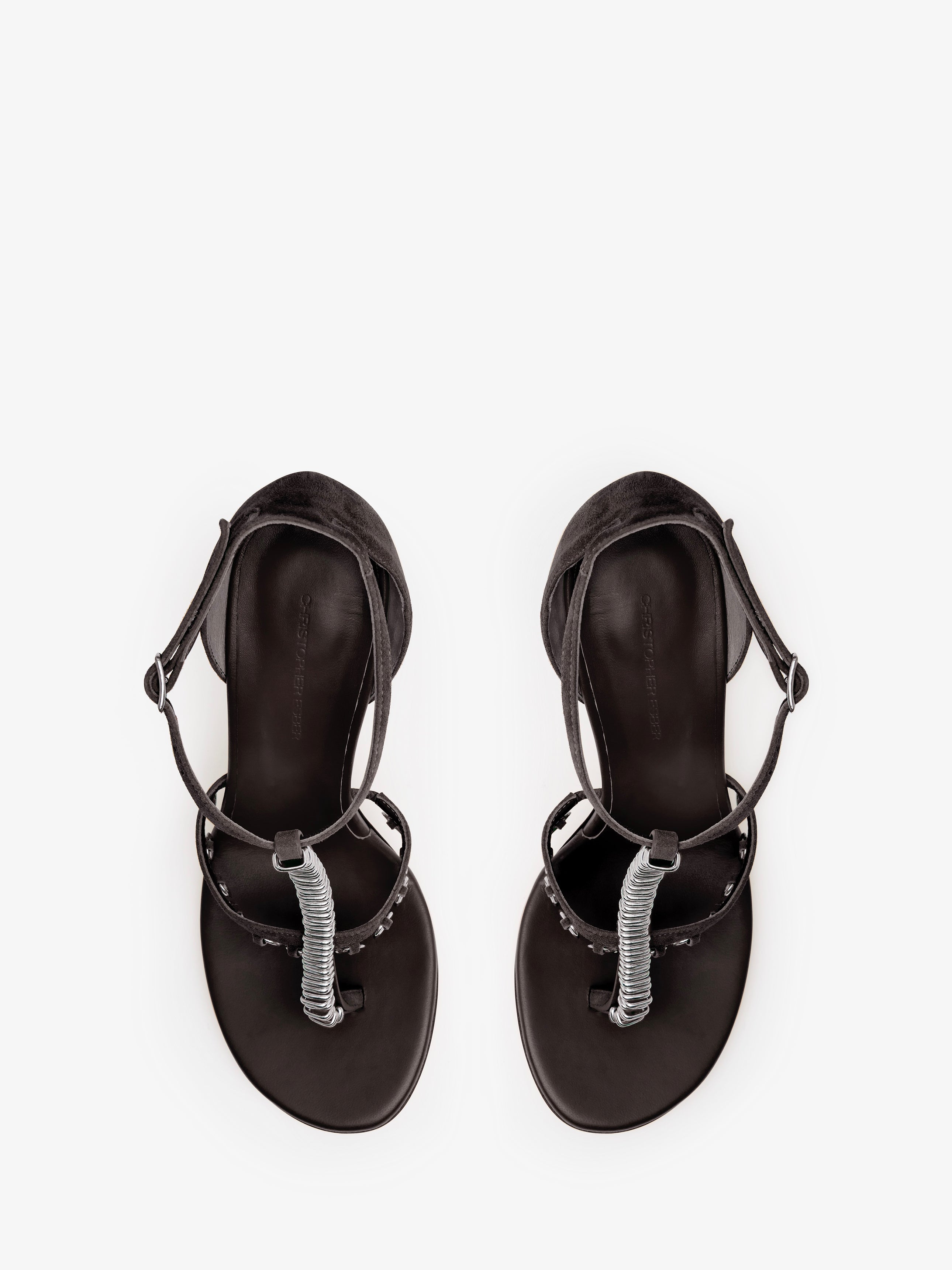 Ludo Pierced Suede Heel