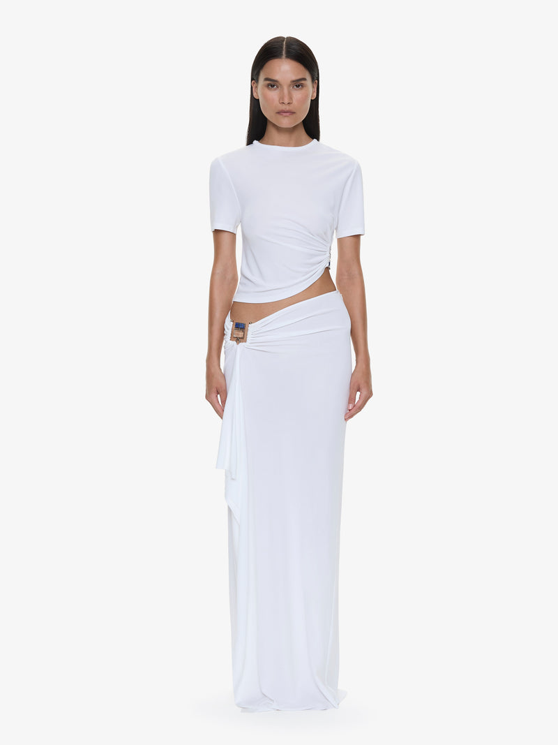 Bezel Quartz Ruched Tee - Image 2