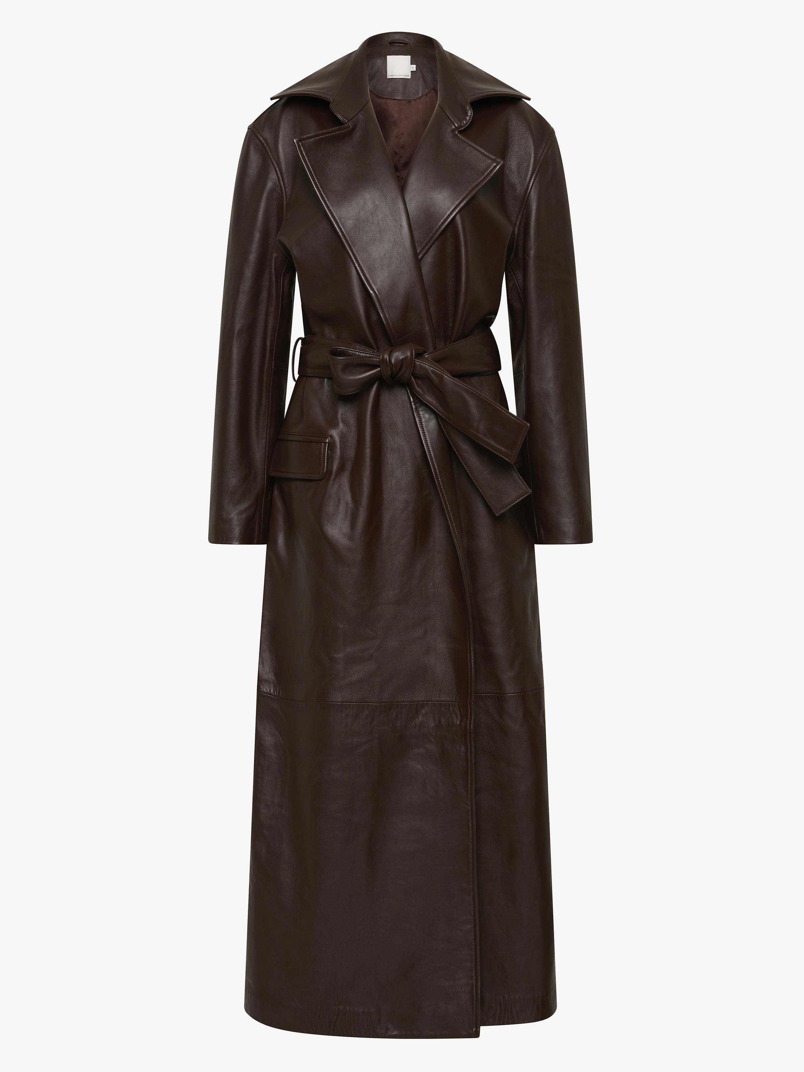 Calais Leather Trench