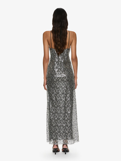 Sequinned Lace Cami Dress