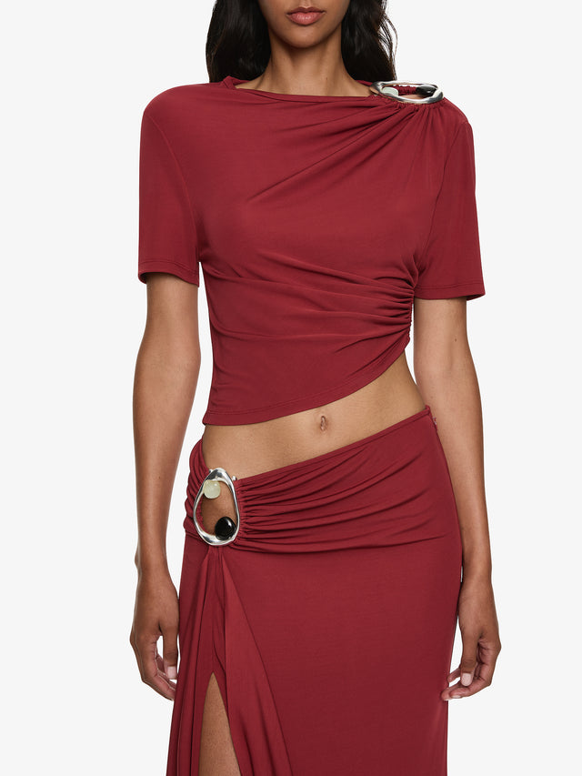 Orica Crystal Cascade Jersey Skirt