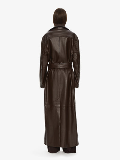 Calais Leather Trench