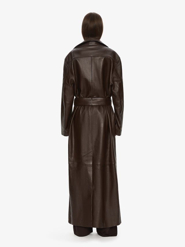 Calais Leather Trench
