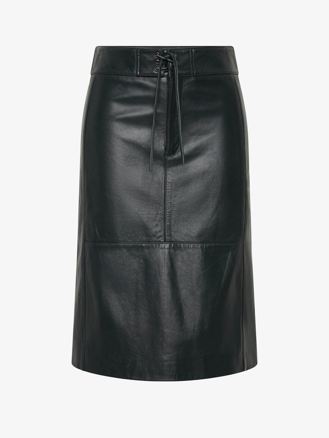 Eddie Leather Skirt