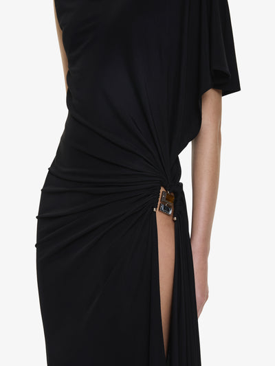 Bezel Quartz Draped Tank Dress