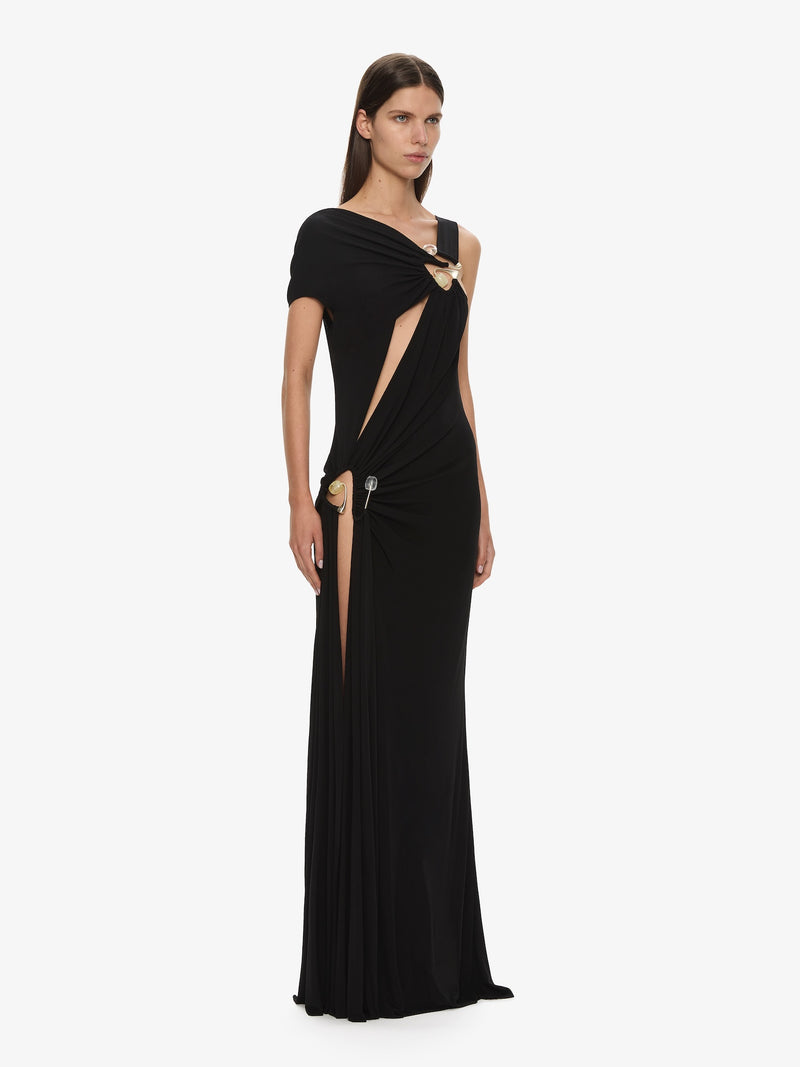 Veer Spiral Crystal Draped Jersey Dress - Image 2