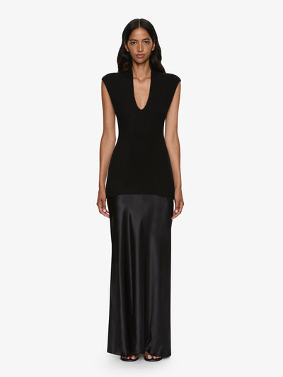 Moulded Scarf Monument Dress