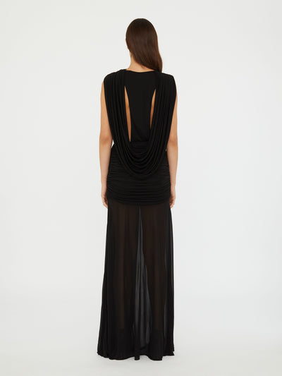 Ripple Drape Gown
