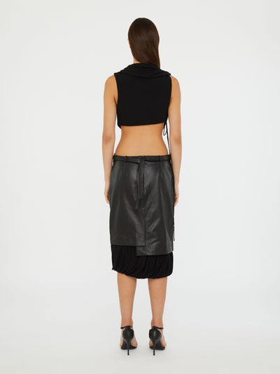 Interlock Jersey Drape Top