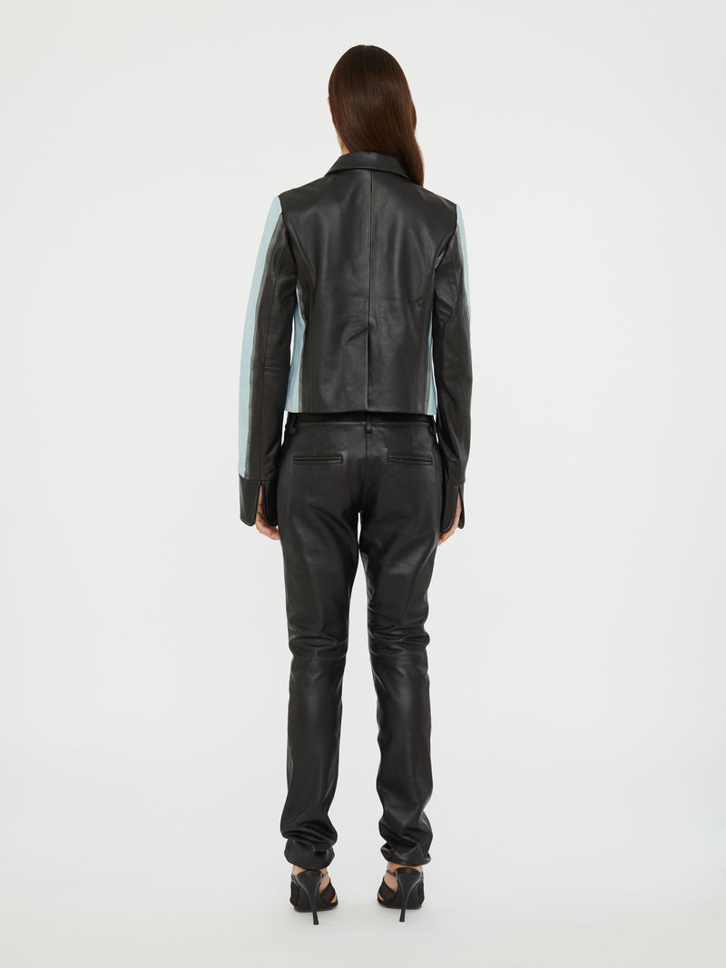 Scuffed Leather Jacket - Image 5