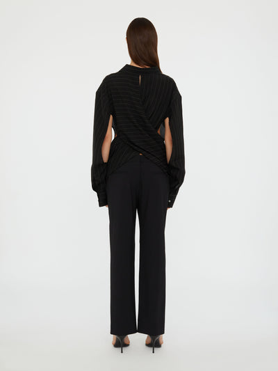 Crossover Drape Shirt