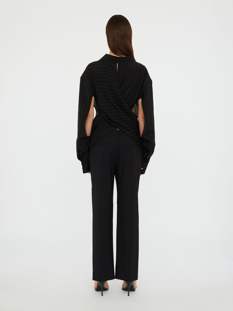 Crossover Drape Shirt - Image 5