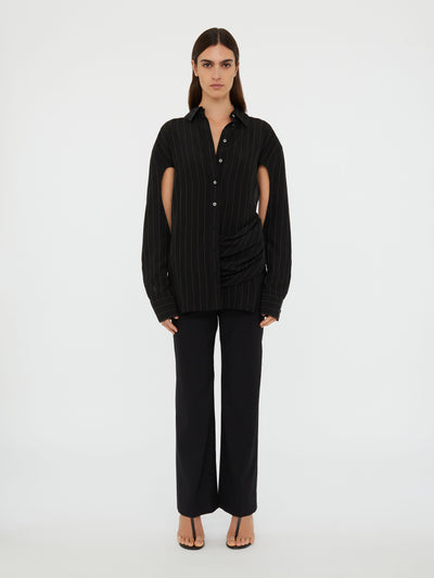 Crossover Drape Shirt