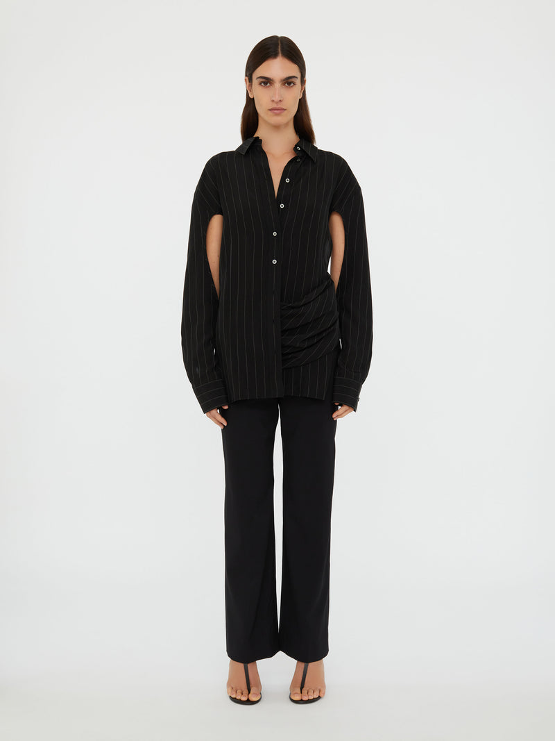 Crossover Drape Shirt