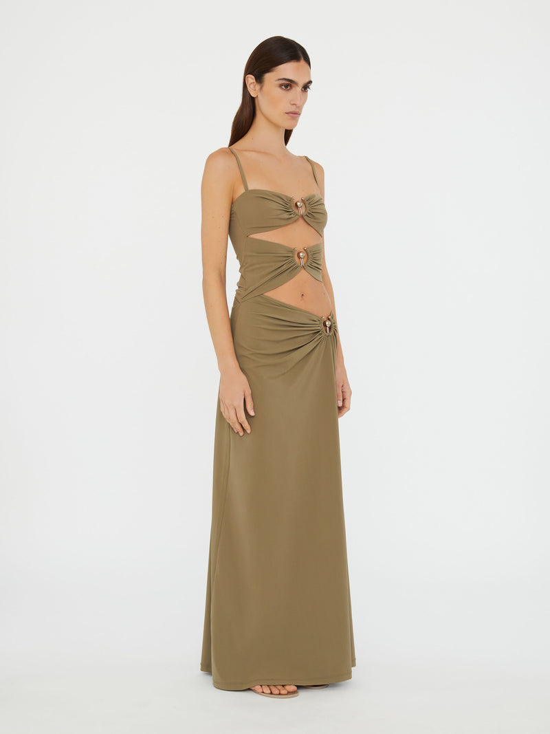 Ruched Orbit Split Dress - Image 4