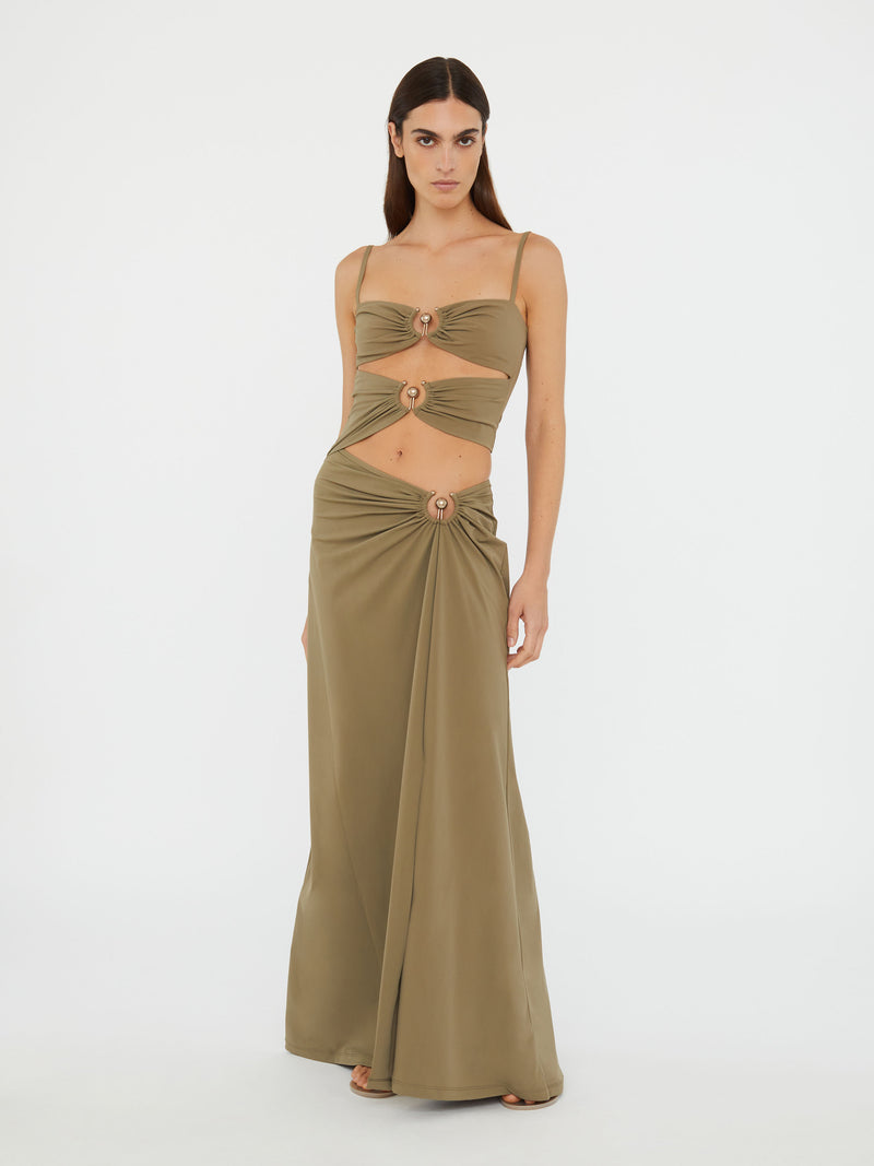 Ruched Orbit Split Dress - Image 3