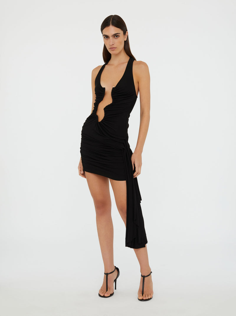 Salacia Ruched Mini Dress - Image 4