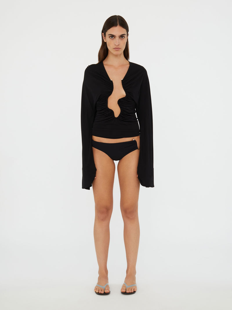 Ruched Crescent Side Brief - Image 5