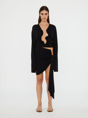 Arced Palm Micro Skirt