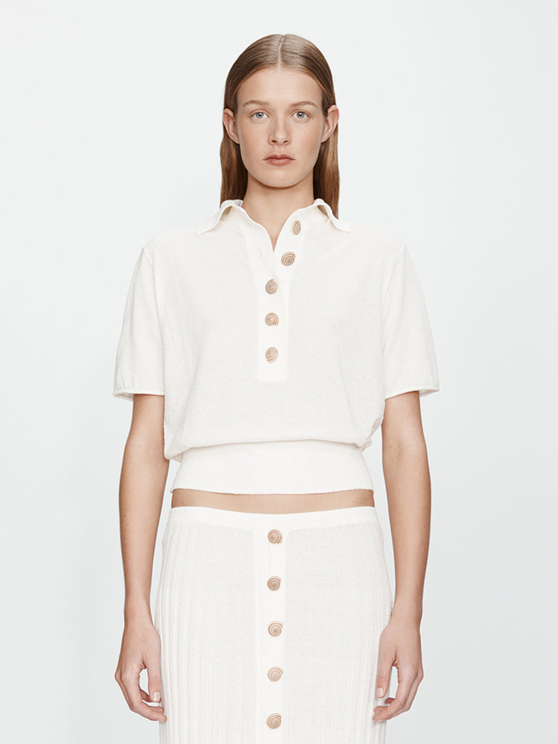 Sundial Shell Knit Polo - Image 1