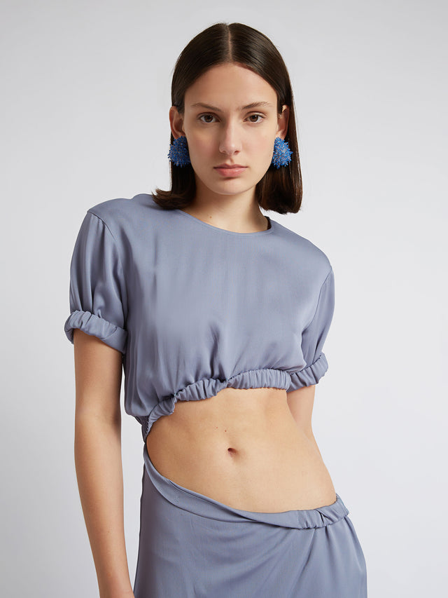 Roll Sleeve Tee Dress